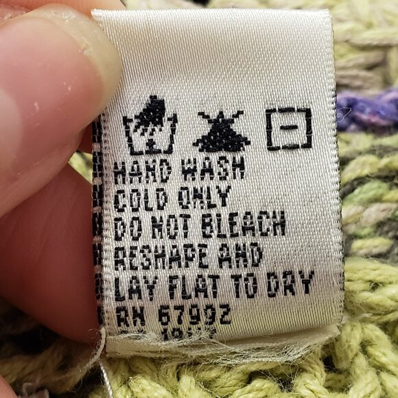 Vintage Sigrid Sport Women Y2K Fairy Crochet Cardigan Size L Phoebe Floral Artsy - Picture 6 of 10